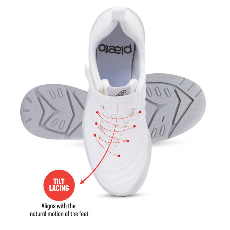 Nova Multiplay School Shoes (1 - 4 UK) - White