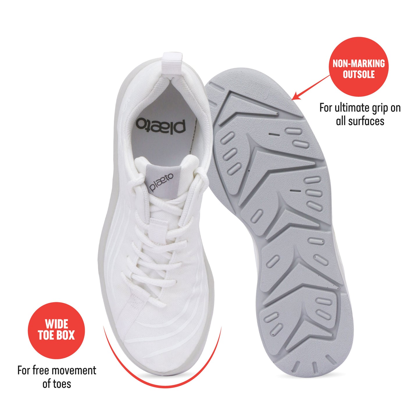 Nova Multiplay School Shoes (5 - 12 UK) - White