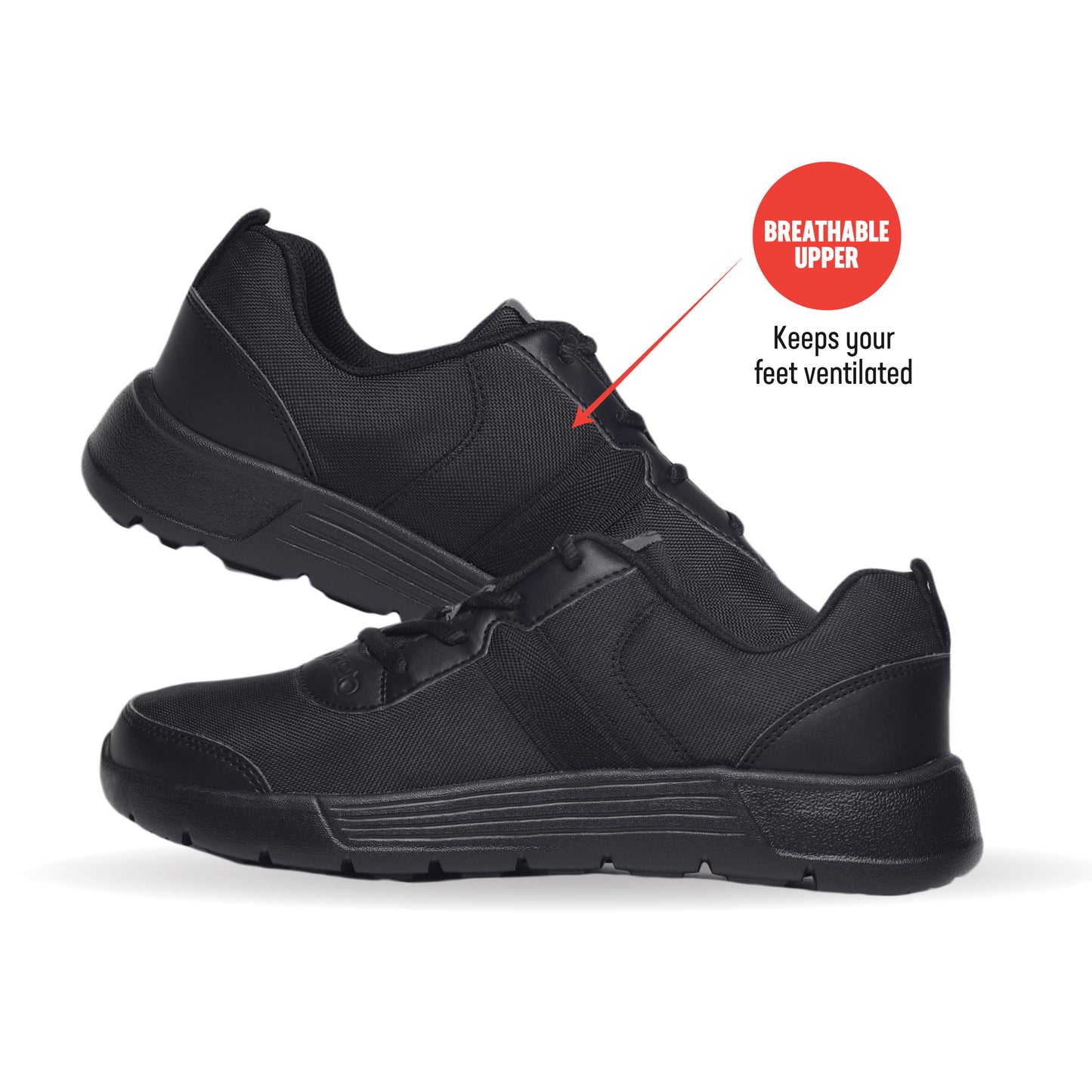 Aspire Multiplay School Shoes (5 - 12 UK) - Black