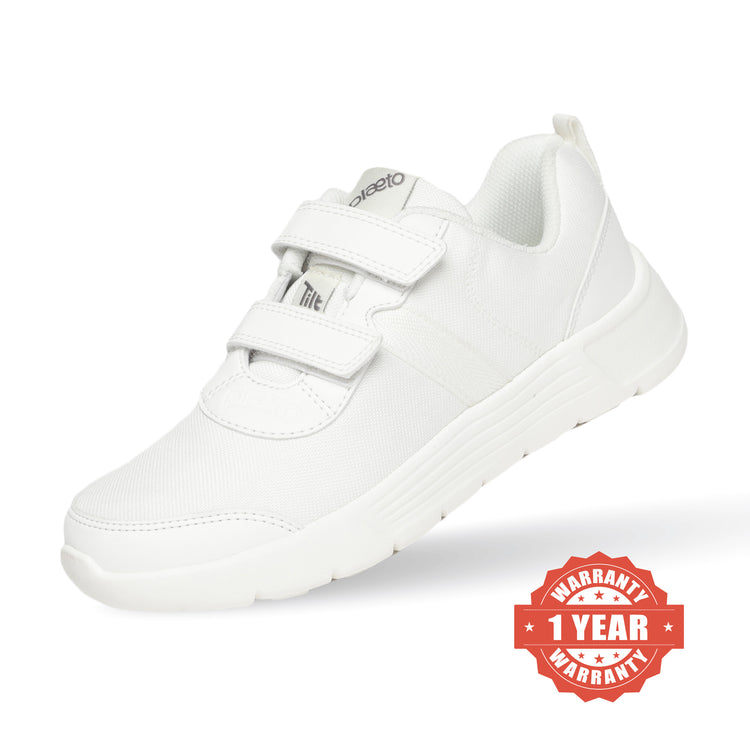 Aspire Multiplay School Shoes (1 - 4 UK) - White