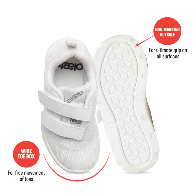 Aspire Multiplay School Shoes (7C - 13C UK) - White