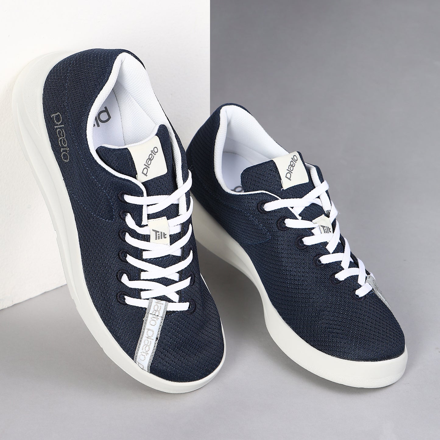 Aura Women's Multiplay Casual Shoes - Navy Blue / Grey