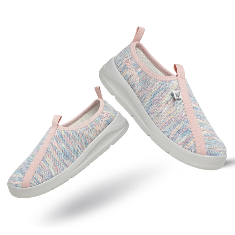 EZPlay Premium Slip Ons for Women - Pink / Grey