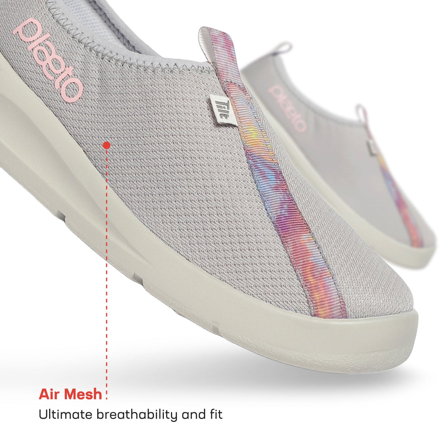 EZPlay Slip Ons for Women - Grey