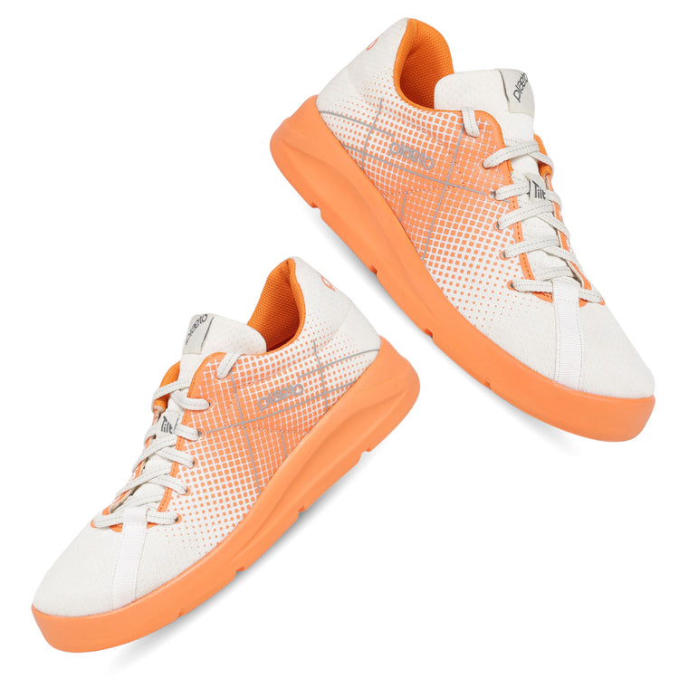 Block 5 Women's Multiplay Sports Shoes - White / Orange