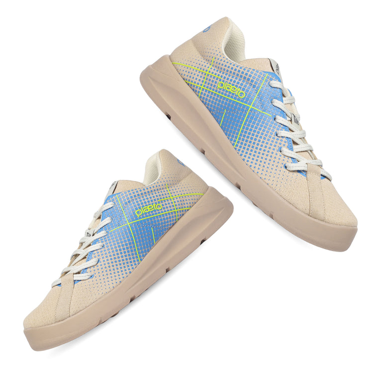 Block 5 Women's Multiplay Sports Shoes - Beige / Blue