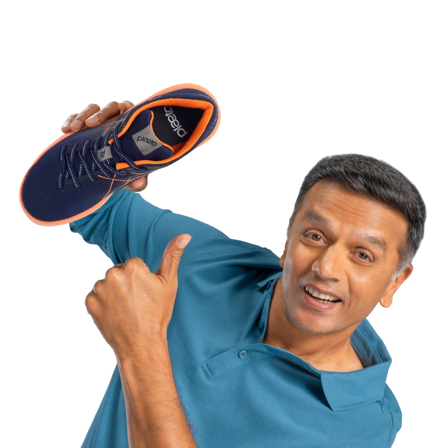 Block 5 Men's Multiplay Sports Shoes - Navy Blue / Orange