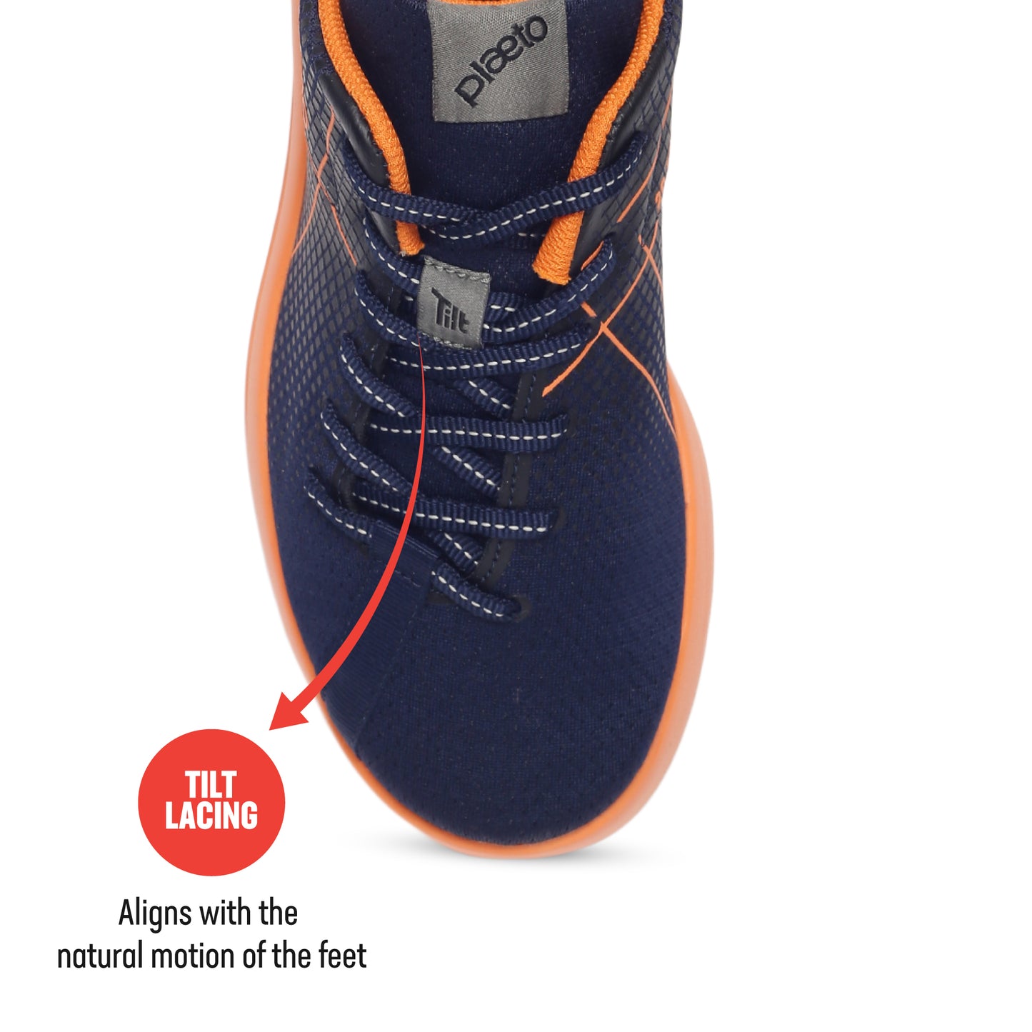 Block 5 Men's Multiplay Sports Shoes - Navy Blue / Orange