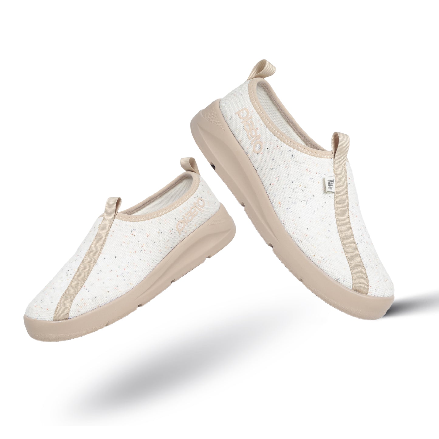 EZPlay Premium Slip Ons for Women - White / Beige