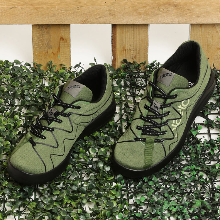 Gully Men's Multiplay Sports Shoes - Olive / Black