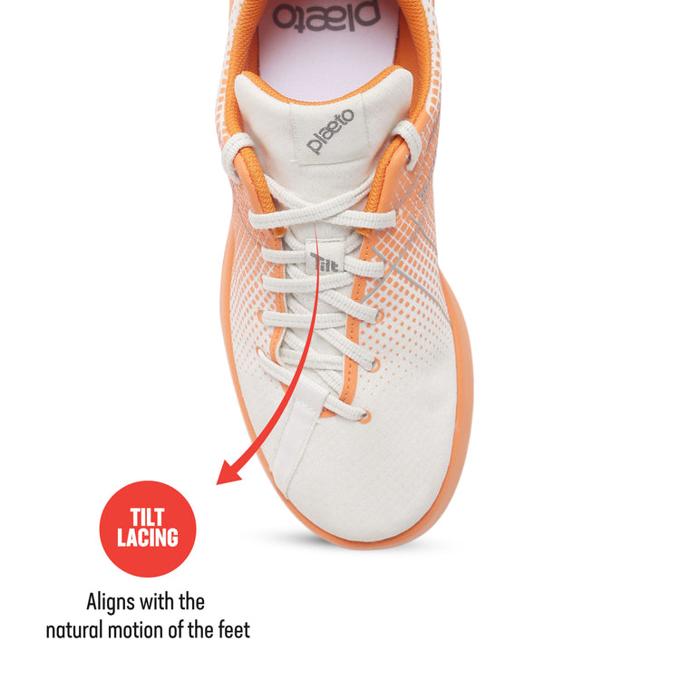 Block 5 Women's Multiplay Sports Shoes - White / Orange