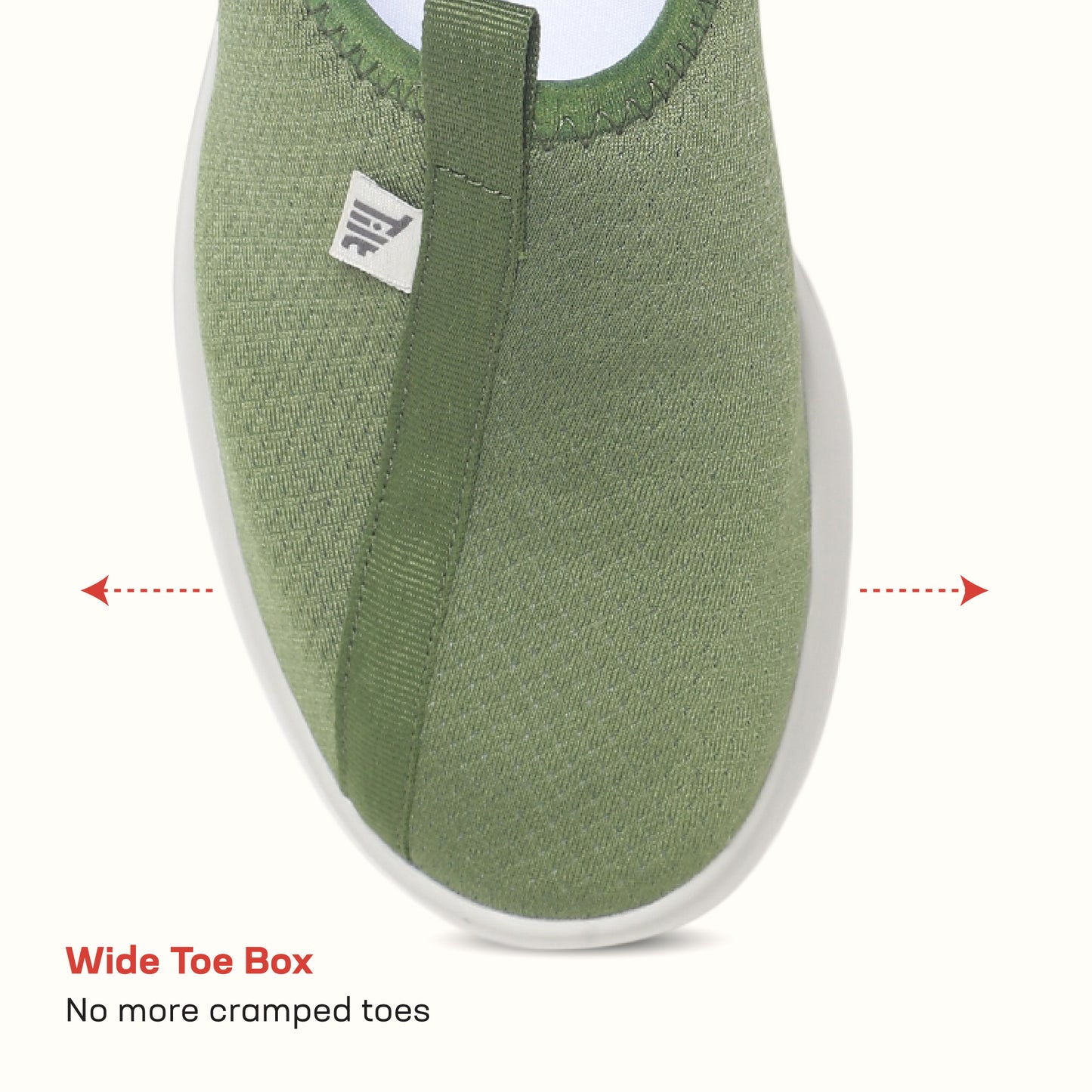 EZPlay Slip Ons for Men - Olive / Grey