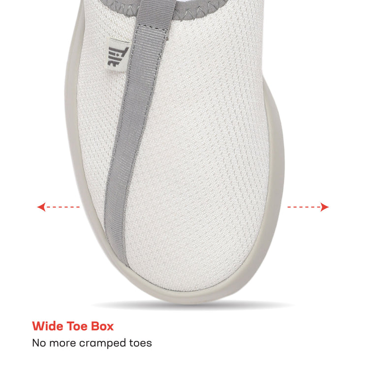 EZPlay Slip Ons for Women - White