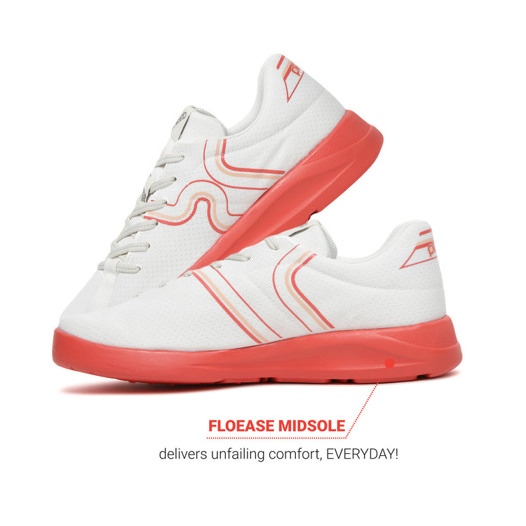 Route 44 Women's Multiplay Sports Shoes - White / Pink