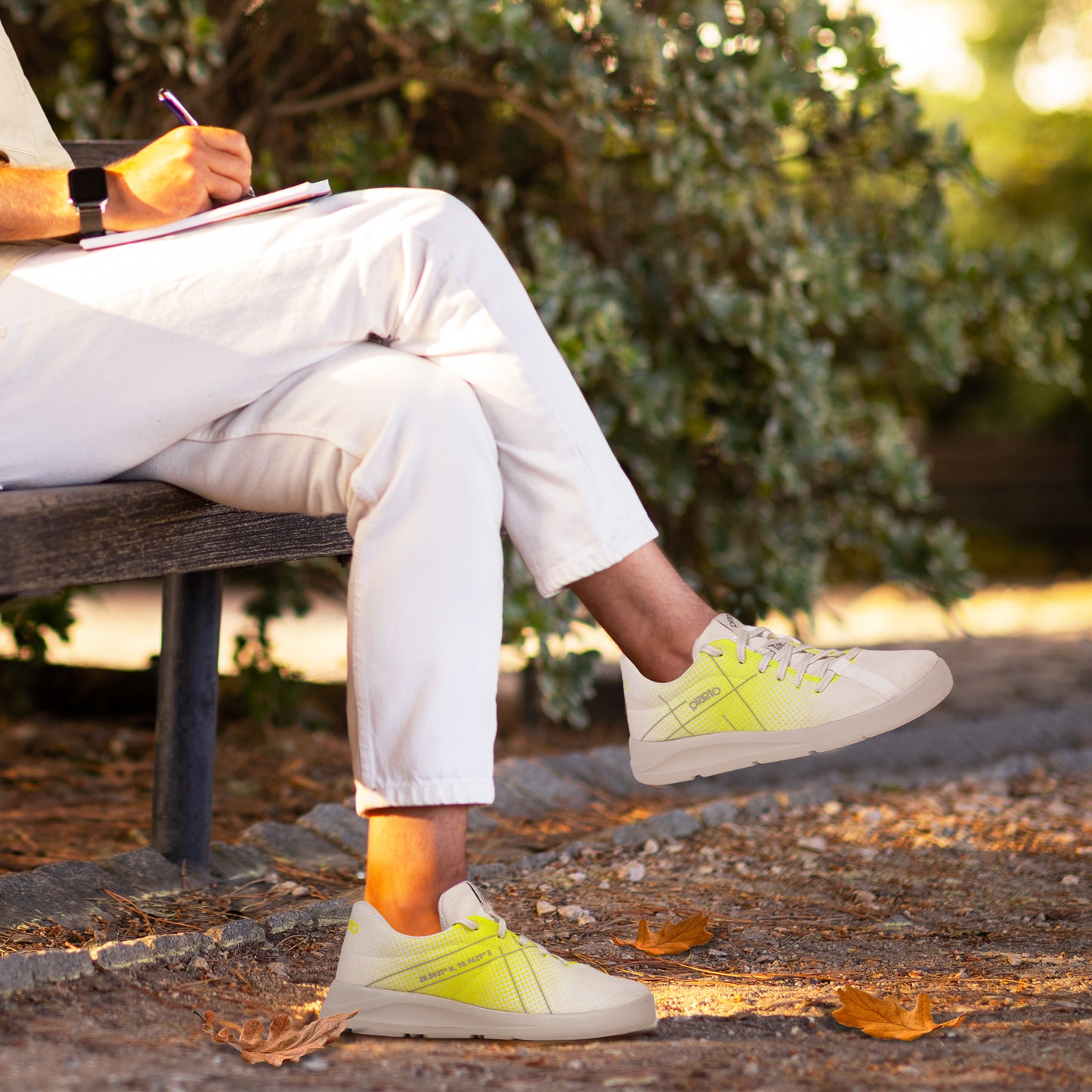 Block 5 Men's Multiplay Sports Shoes - White / Lemon