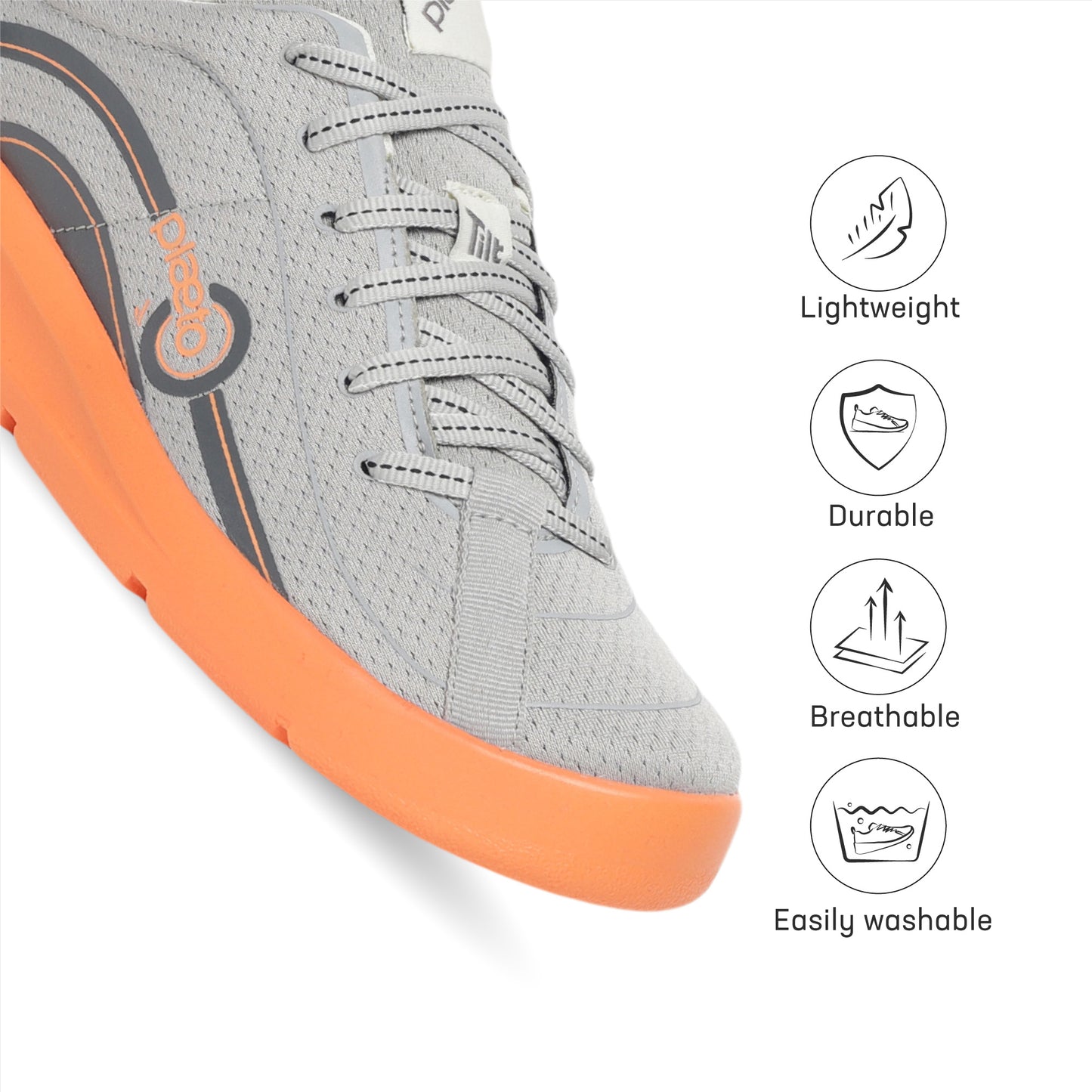 Go Men's Multiplay Sports Shoes - Grey / Orange