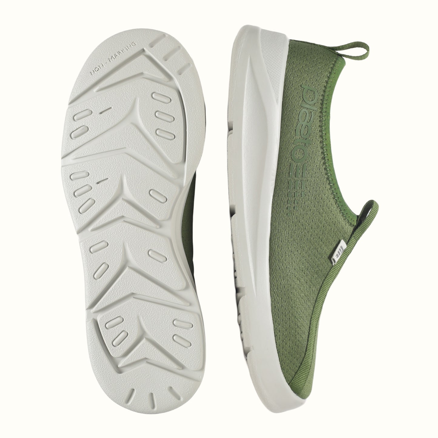 EZPlay Slip Ons for Men - Olive / Grey