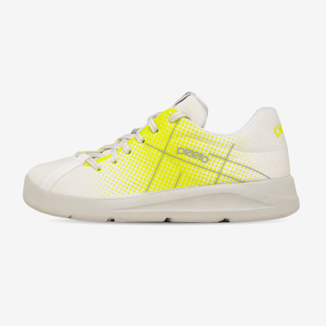 Block 5 Men's Multiplay Sports Shoes - White / Lemon