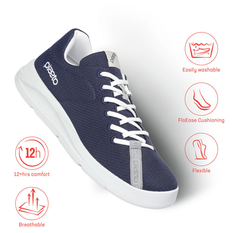 Ace Men's Multiplay Casual Shoes - Navy Blue / Grey