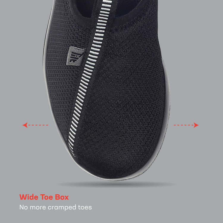 EZPlay Slip Ons for Men - Black