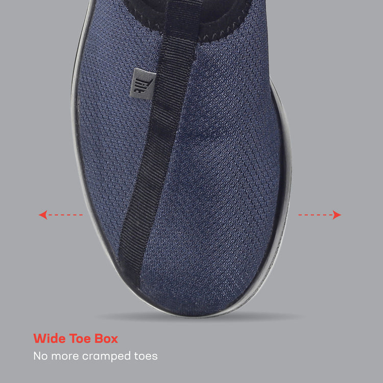 EZPlay Slip Ons for Men - Navy Blue