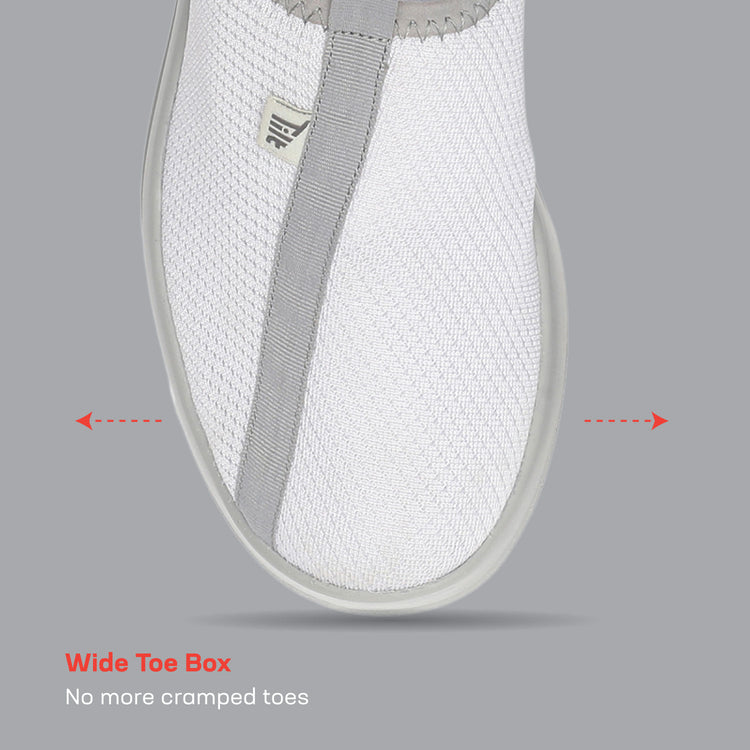 EZPlay Slip Ons for Men - White