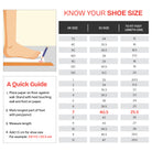 school shoe size guide kids India UK size age