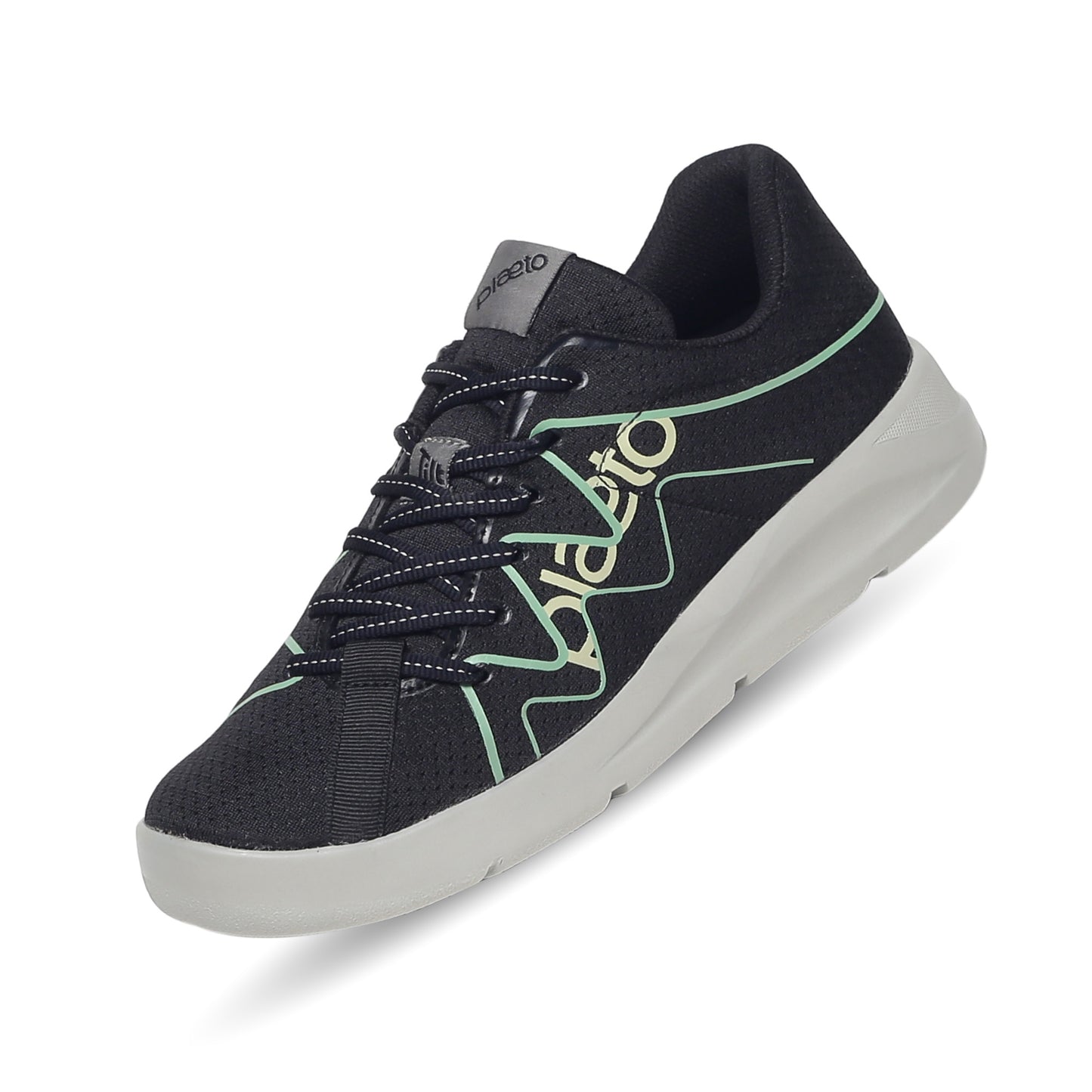 Gully Men's Multiplay Sports Shoes - Black / Mint