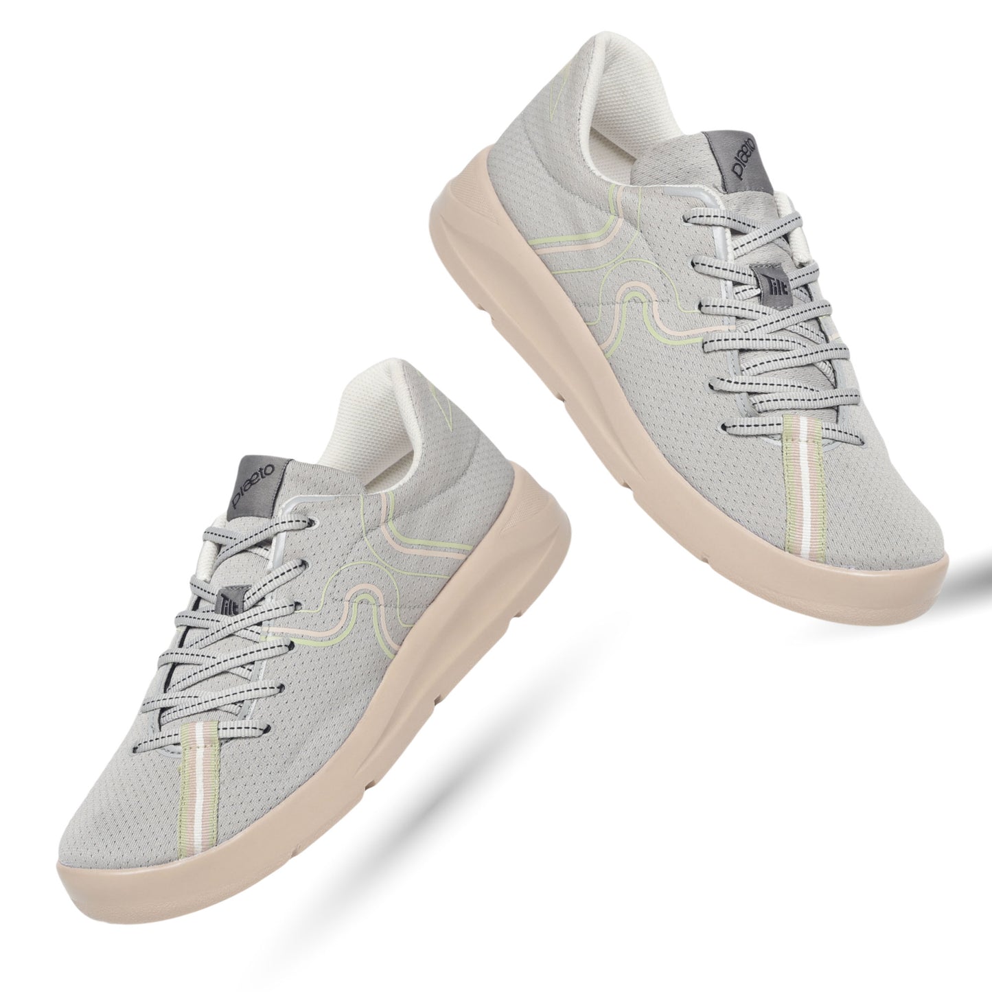 Route 44 Women's Multiplay Sports Shoes - Grey / Beige