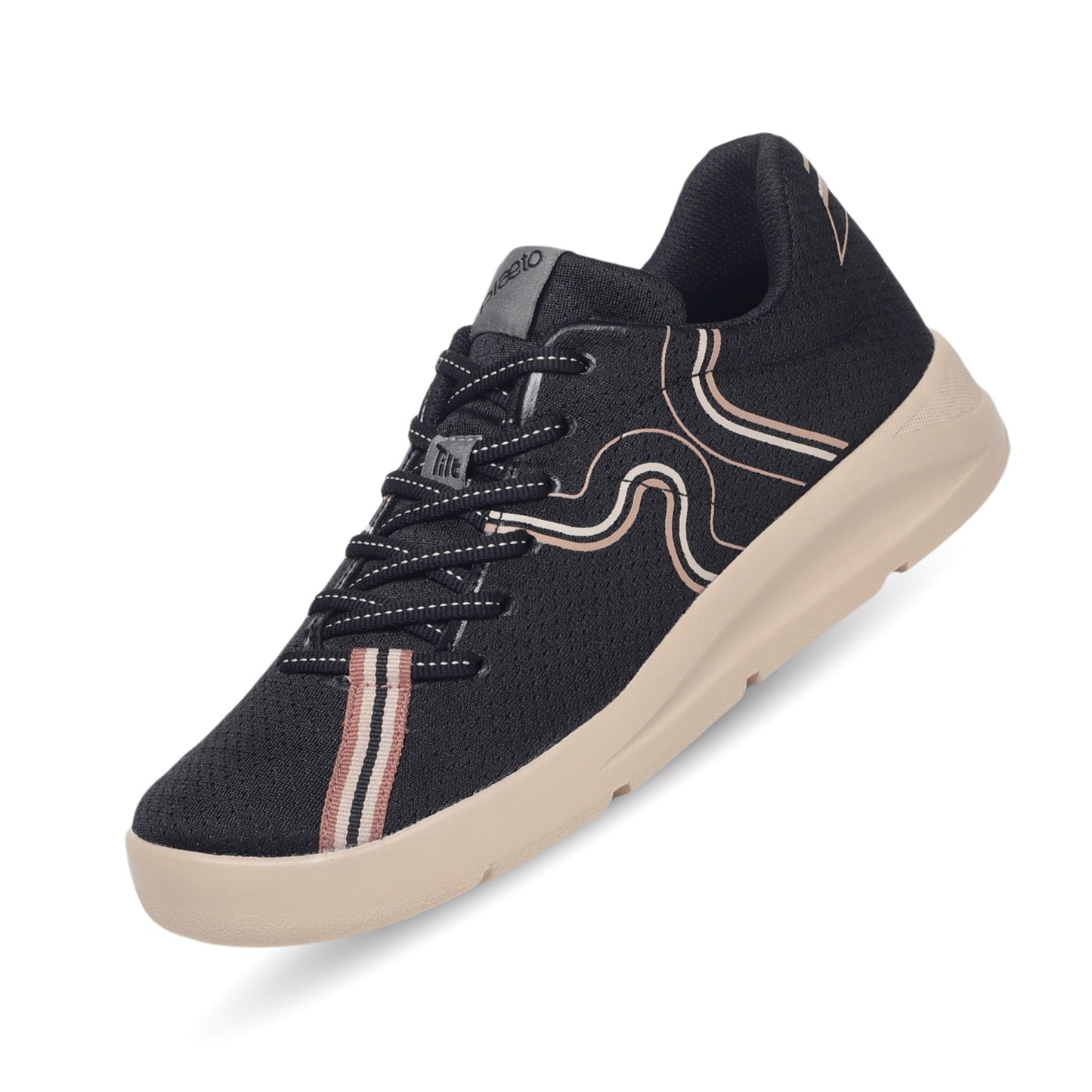 Route 44 Women's Multiplay Sports Shoes - Black / Beige