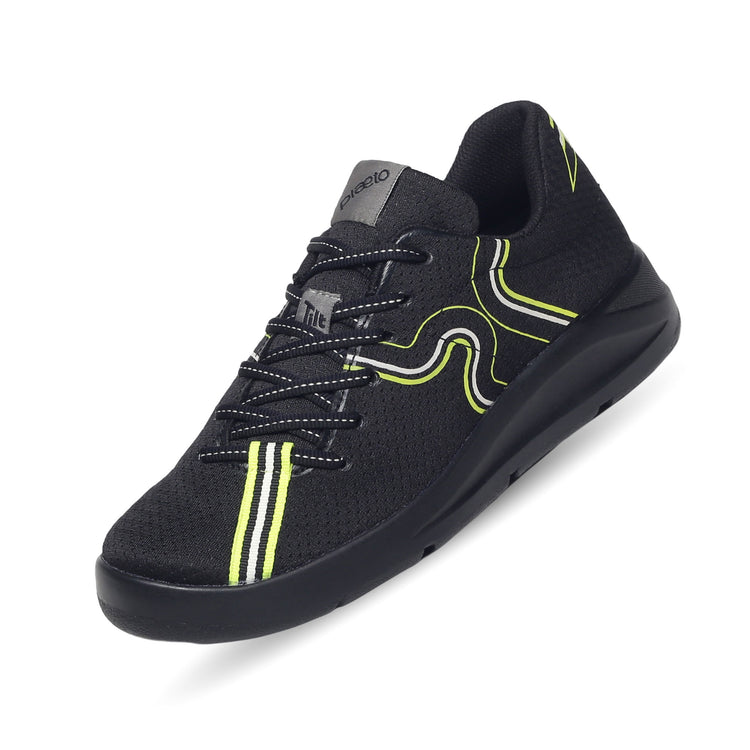 Route 44 Men's Multiplay Sports Shoes - Black / Yellow