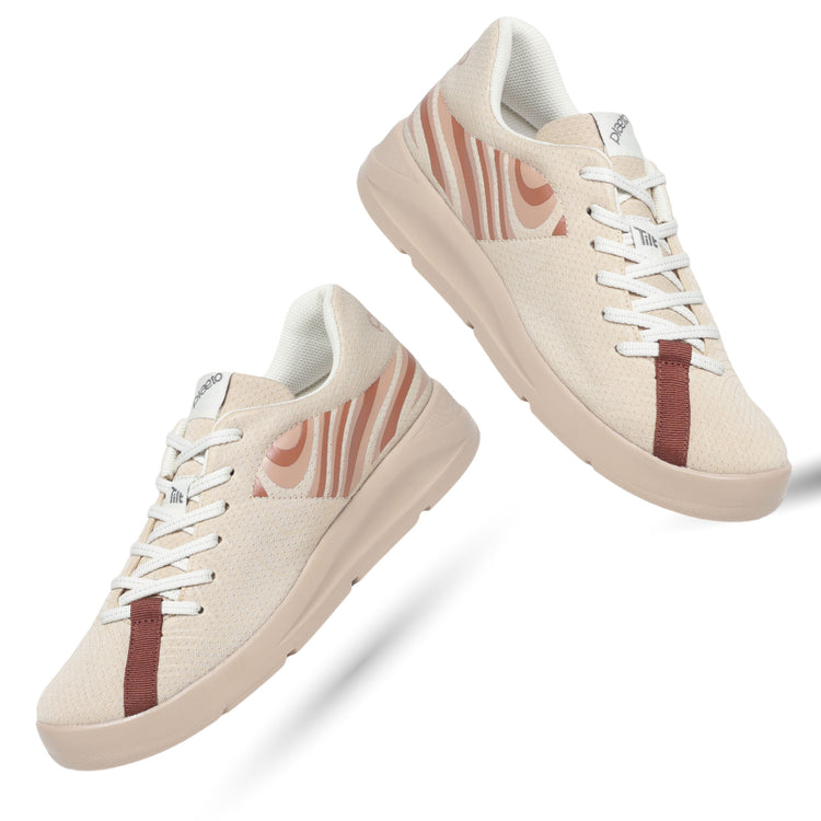 Coast Women's Multiplay Sports Shoes - Beige / Brown