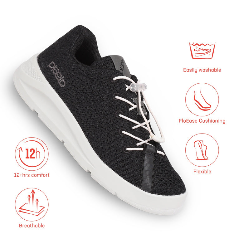 Ace Kids Multiplay Casual Shoes - Black / Grey