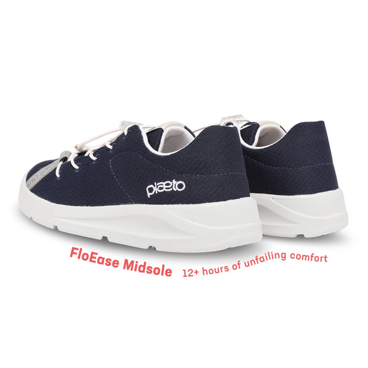 Ace Kids Multiplay Casual Shoes - Navy Blue / Grey