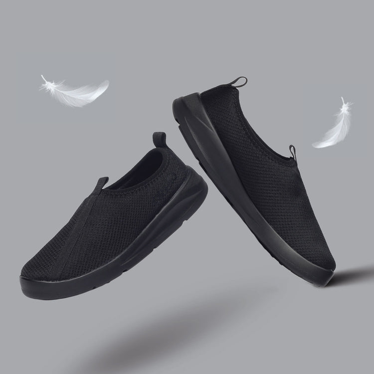 EZPlay Slip Ons for Men - All Black