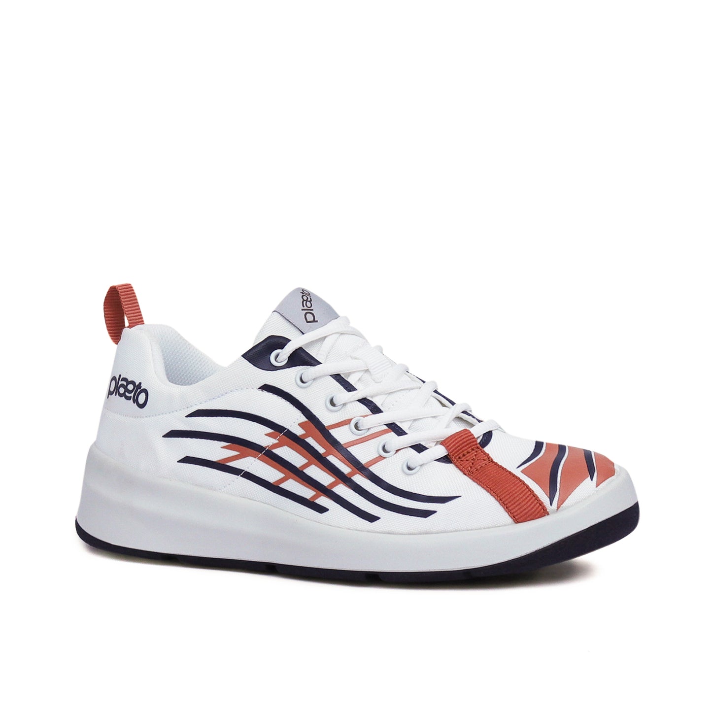 Nova Women's Multiplay Sports Shoes - White / Navy Blue