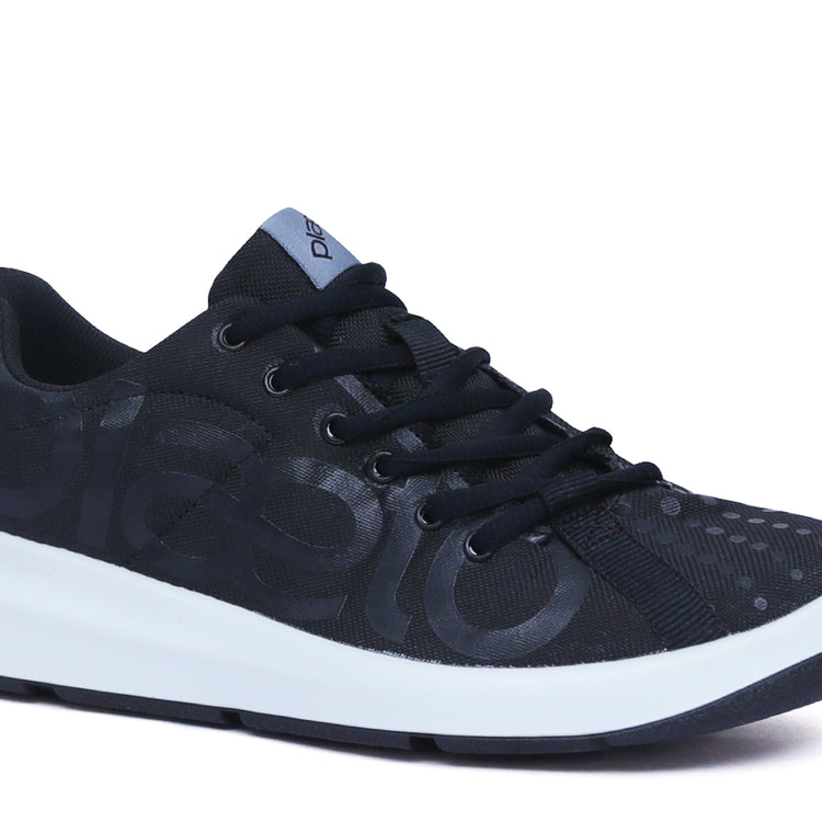 Slam Women's Multiplay Sports Shoes - Black / Black