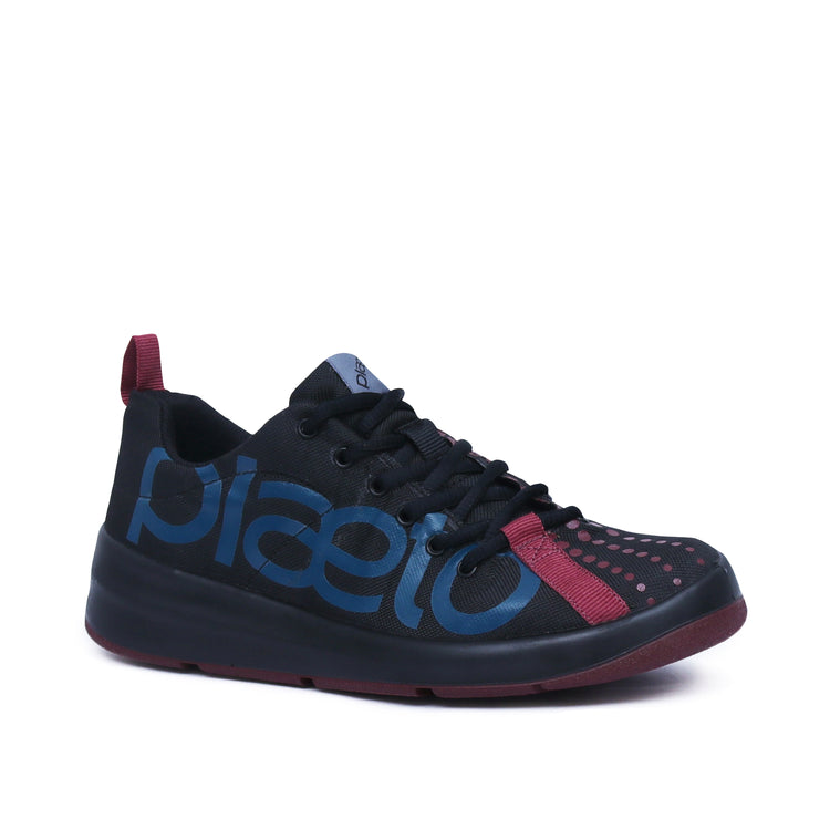 Slam Women's Multiplay Sports Shoes - Black / Burgundy