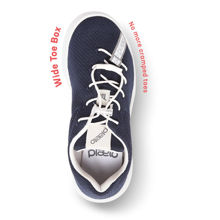 Ace Kids Multiplay Casual Shoes - Navy Blue / Grey