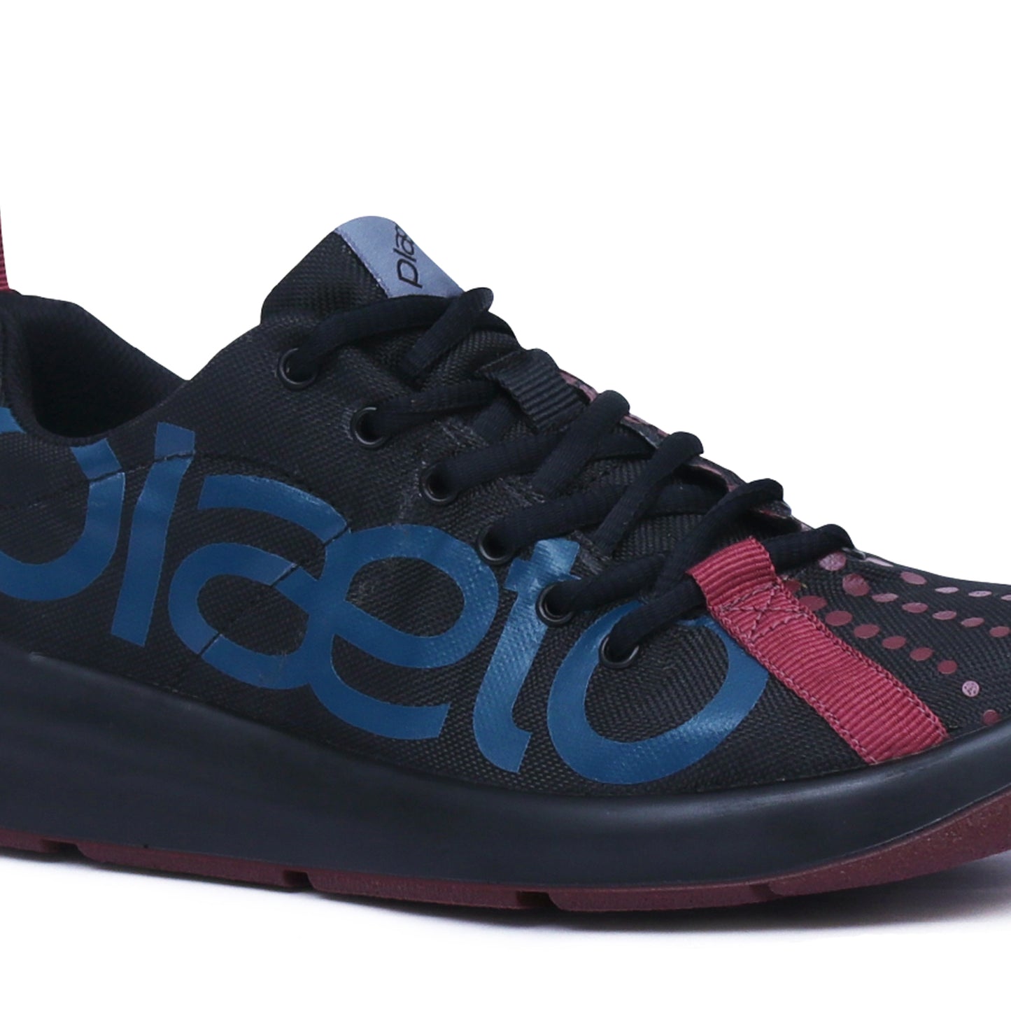 Slam Women's Multiplay Sports Shoes - Black / Burgundy