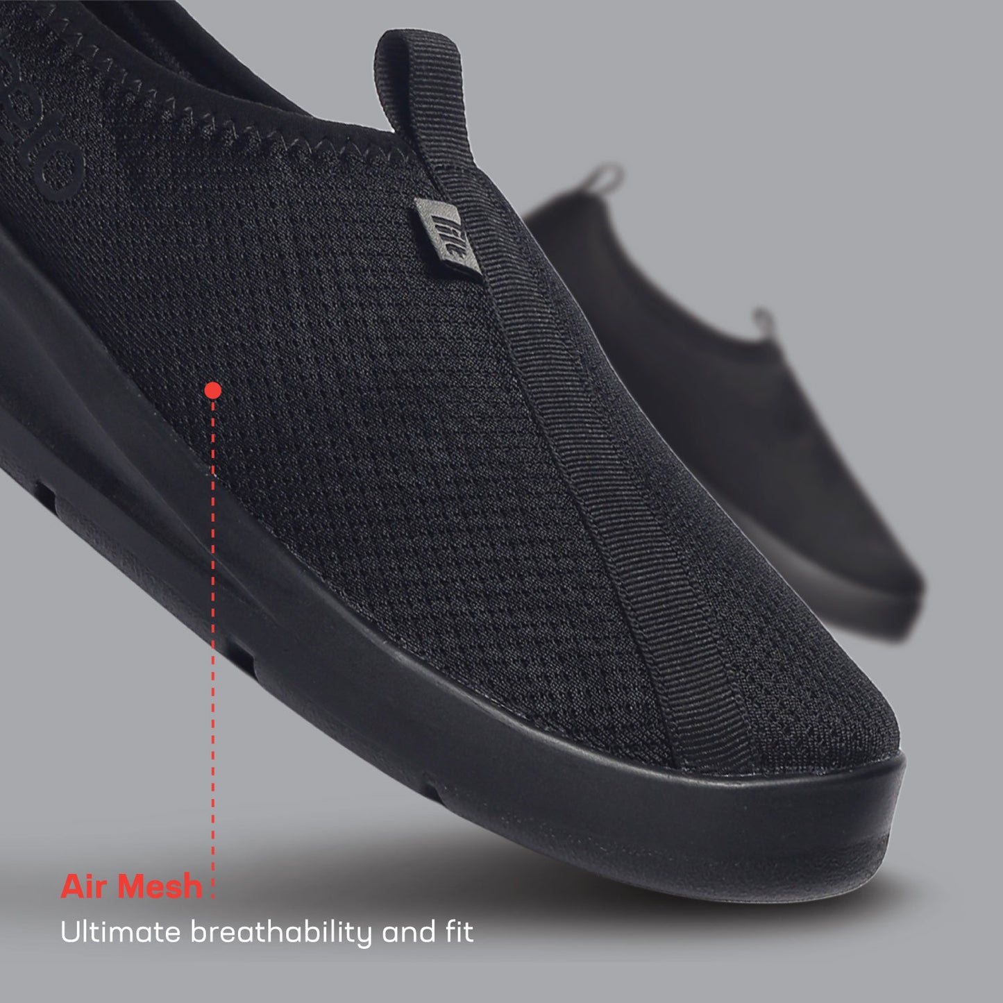 EZPlay Slip Ons for Men - All Black