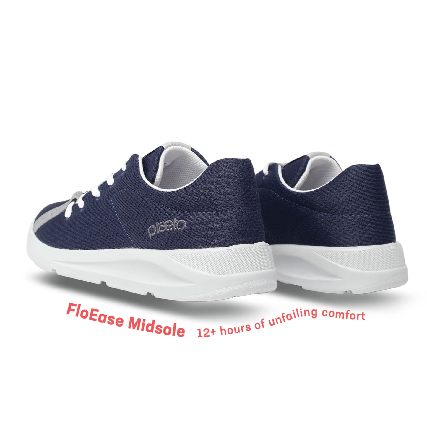 Aura Women's Multiplay Casual Shoes - Navy Blue / Grey